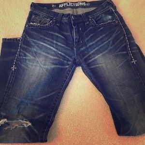 Men’s Affliction jeans
